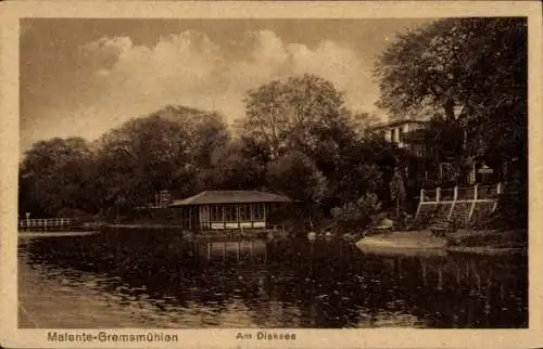 Ak Gremsmühlen Malente in Ostholstein, Dieksee, Teilansicht