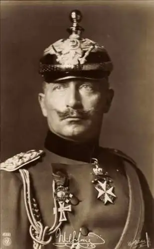 Ak Kaiser Wilhelm II., Portrait in Garde Artillerie Uniform, Orden