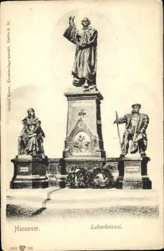 Ak Hannover in Niedersachsen, Lutherdenkmal