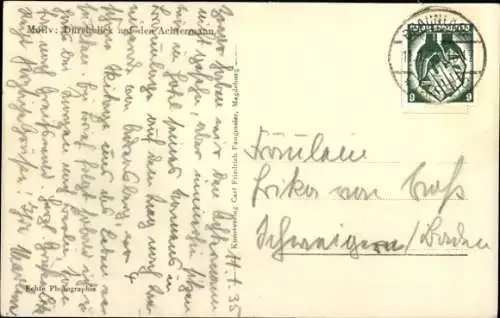 Ak Sankt Andreasberg Braunlage im Oberharz, Teilansicht, Achtermann, Winter