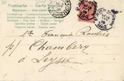 Stoff Präge Ak Paar in Schweizer Trachten