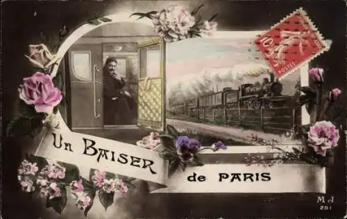 Ak Paris, Eisenbahn