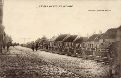 Ak Le Grand Millebrugghe Nord, Straßenansicht