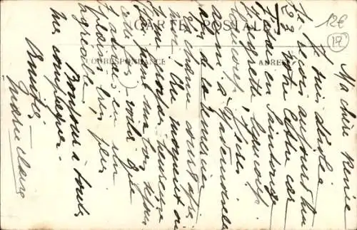 Ak La Villedieu Charente Maritime, Kirche