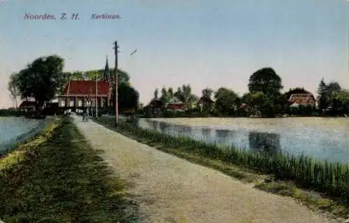 Ak Noorden Nieuwkoop Südholland, Kerklaan