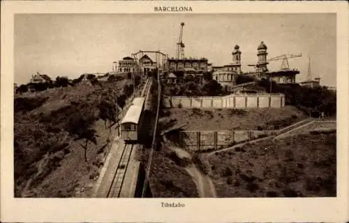 Ak Barcelona Katalonien Spanien, Tibidabo