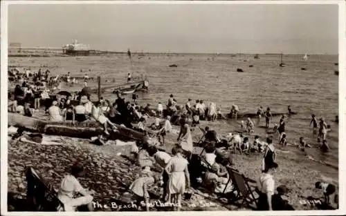 Ak Southend on Sea Essex England, Strand