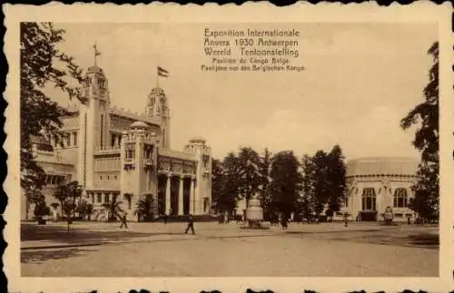 Ak Anvers Antwerpen, Weltausstellung 1930, Pavillon du Congo Belge