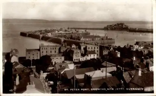 Ak Saint Peter Port Guernsey Kanalinseln, New Jetty