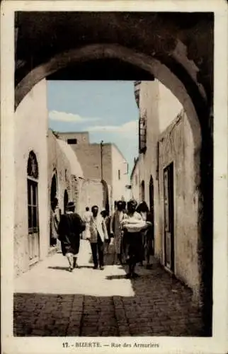 Ak Bizerte Tunesien, Rue des Armuriers