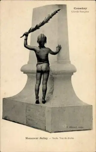 Ak Conakry Guinea, Monument Ballay