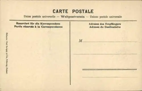 Ak Freiburg Stadt Freiburg Schweiz, Chor von Saint-Nicolas