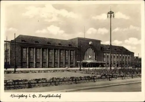 Ak Kaliningrad Königsberg Ostpreußen, Hauptbahnhof