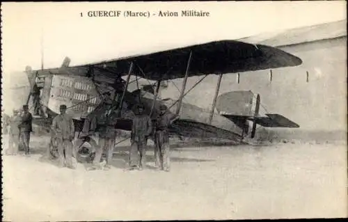 Ak Guercif Marokko, Militärflugzeug