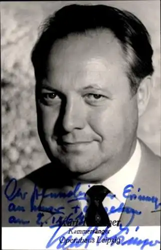 Ak Kammersänger Kurt, Portrait, Autogramm