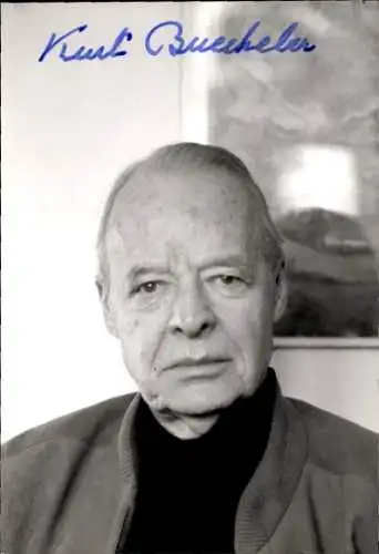 Ak Schauspieler Kurt Buecheler, Portrait, Autogramm