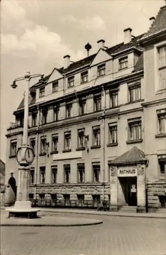 Ak Taucha in Sachsen, Schlossplatz, Rathaus