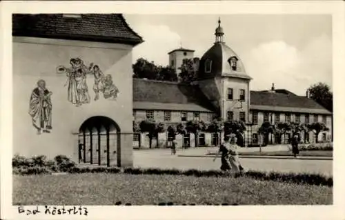 Ak Bad Köstritz in Thüringen, Heinrich-Schütz-Gedächtnisstätte, ehem. Schloss, Kirche