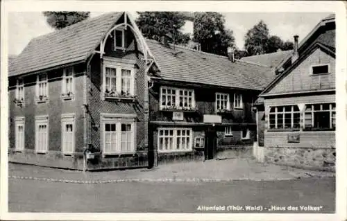 Ak Altenfeld in Thüringen, Haus des Volkes