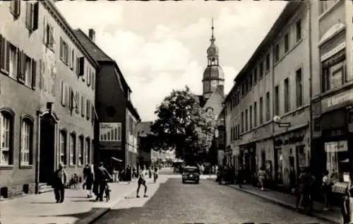 Ak Borna in Sachsen, Ernst Thälmann Straße, Geschäfte