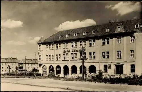 Ak Prenzlau in der Uckermark, Hotel Uckermark, Seitenansicht