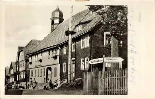 Ak Oberneubrunn Schleusegrund in Thüringen, HO-Gaststätte