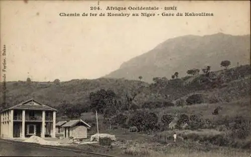 Ak Kakoulima Guinea, Bahnhof