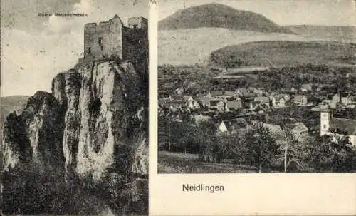 Ak Neidlingen an der Teck Baden Württemberg, Burgruine Reußenstein