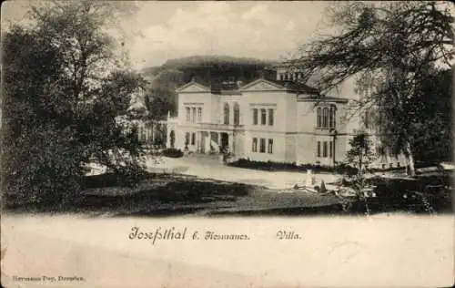 Ak Josefstal Josefsthal im Isergebirge Reg. Reichenberg?, Villa