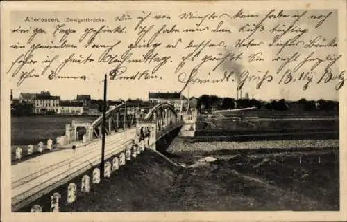 Ak Altenessen Essen im Ruhrgebiet, Zweigertbrücke