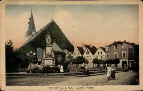 Ak Kettwig Essen im Ruhrgebiet, Evangelische Kirche