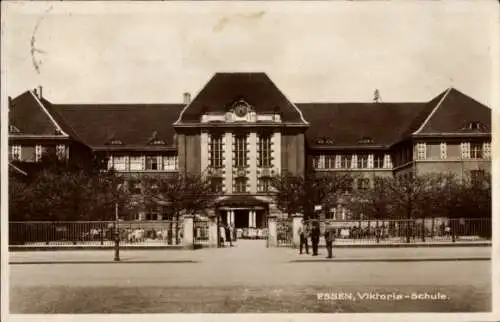 Ak Essen im Ruhrgebiet Nordrhein Westfalen, Viktoria-Schule