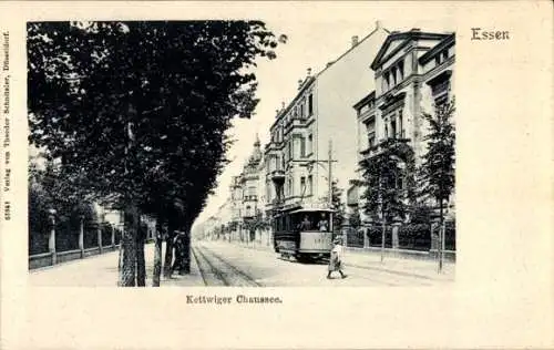 Ak Essen im Ruhrgebiet, Kettwiger Chaussee