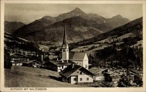 Ak Alpbach in Tirol, Gesamtansicht, Galtenberg