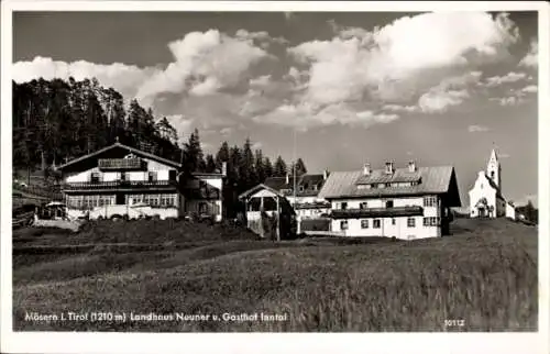 Ak Mösern Telfs in Tirol, Landhaus Neuner, Gasthof Inntal