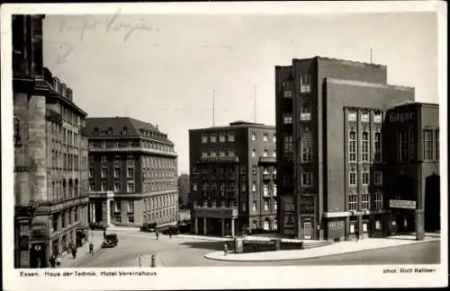 Ak Essen im Ruhrgebiet, Haus der Technik, Hotel Vereinshaus