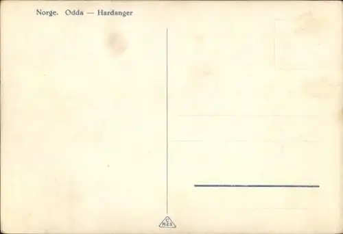 Ak Odda Norwegen, Hardanger, Dampfer