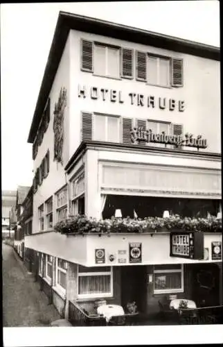 Ak Rüdesheim am Rhein, Hotel Traube