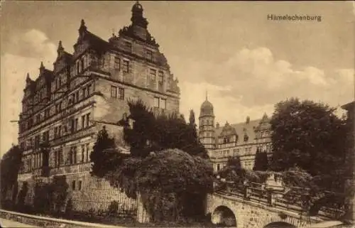 Ak Hämelschenburg Amelgatzen Emmerthal im Weserbergland, Schloss Hämelschenburg