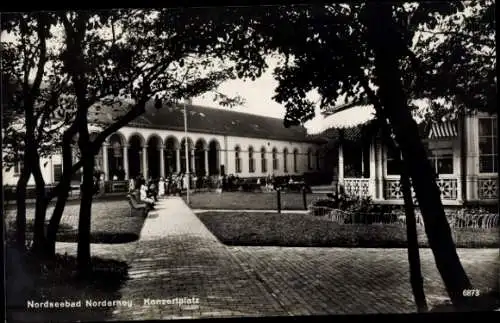 Ak Norderney in Ostfriesland, Konzertplatz