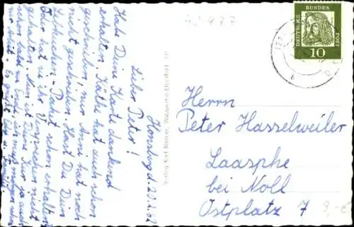 Ak Bergerhof Radevormwald Bergisches Land, Teilansichten, Häuser