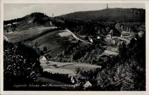 Ak Detmold am Teutoburger Wald, Hermannsdenkmal