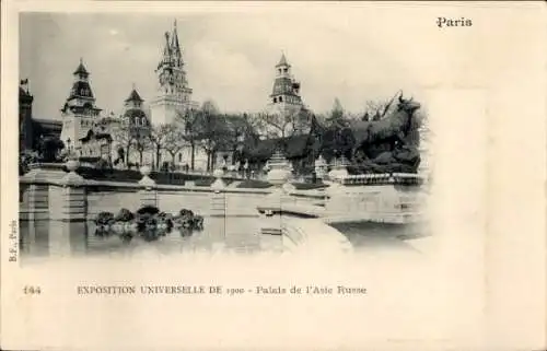 Ak Paris, Weltausstellung 1900, Palast von Russisch-Asien