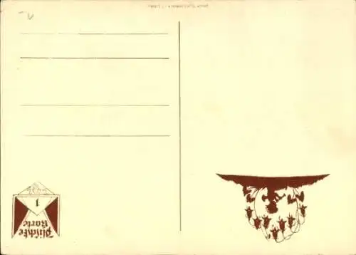 Scherenschnitt Künstler Ak Plischke, Georg, Ehret die Mutter, Mutter mit Kindern