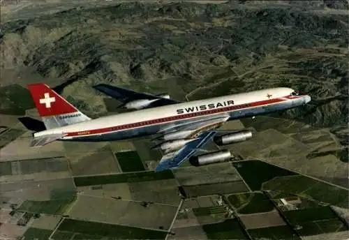 Ak Schweizerisches Passagierflugzeug, Swissair, Convair 9900 Coronado