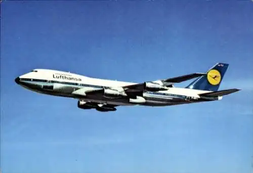 Ak Deutsches Passagierflugzeug, Boeing B 747 D Jumbo Jet, Lufthansa