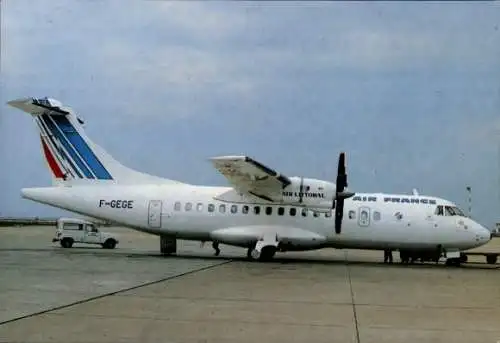 Ak Französisches Passagierflugzeug ATR 42-F, Air France