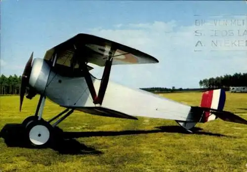 Ak Französisches Militärflugzeug Nieport II 1917