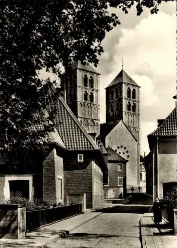 Ak Münster in Westfalen, Spiegelturm, Dom