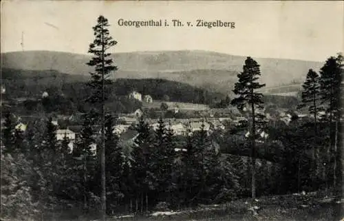 Ak Georgenthal in Thüringen, Teilansicht